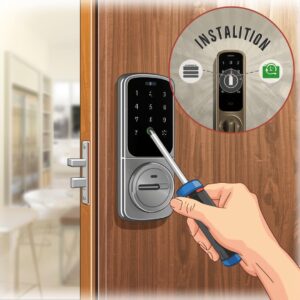 התקנת עצמית של מנעול חכם